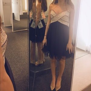 girls homecoming semi dress